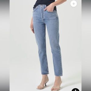 Agolde Riley Crop (Organic Cotton + Elastane) 32